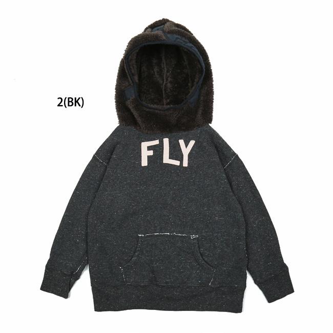 DENIM DUNGAREE デニムアンドダンガリー ビンテージトンプキン裏毛 FLY パーカー 130cm 708421 【 キッズ 子ども トレーナー アウトドア フード フーディー 】_3