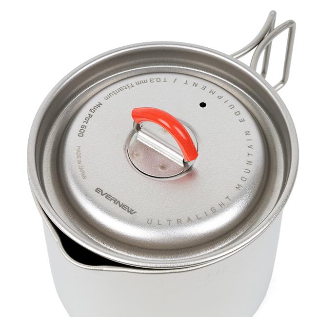 EVERNEW - 【新デザイン】エバニュー Ti Mug pot ECA537/ECA539 Ti Mug pot 500 | EVERNEW