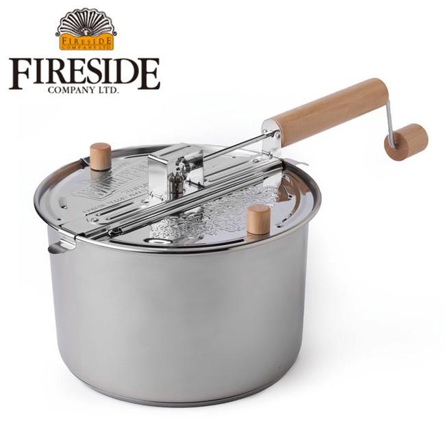 FIRESIDE ファイヤーサイド ポップコーンポッパー ステンレス Popcornpopper Stainless 24007 【BBQ