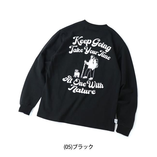 gym master ジムマスター 7.4oz KEEP GOINGロンTee  G221755 【Tシャツ/長袖/トップス/アウトドア】【メール便・代引不可】｜snb-shop｜06