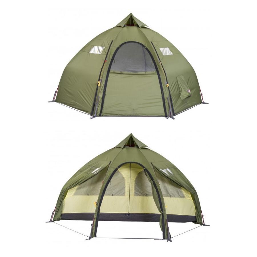 テント・タープ HELSPORT VARANGER DOME TENT 4-6 Helsport Varanger Dome 4-6 Outer Tent Incl. Pole Green | Buy