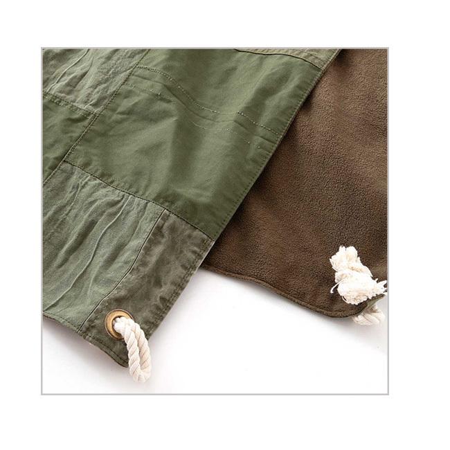 hobo ホーボー DAY BLANKET L UPCYCLED US ARMY CLOTH Olive デイブランケットエルアップサイクルユーエスアーミークロス HB-A3513 【膝掛け/パッチワーク】_1