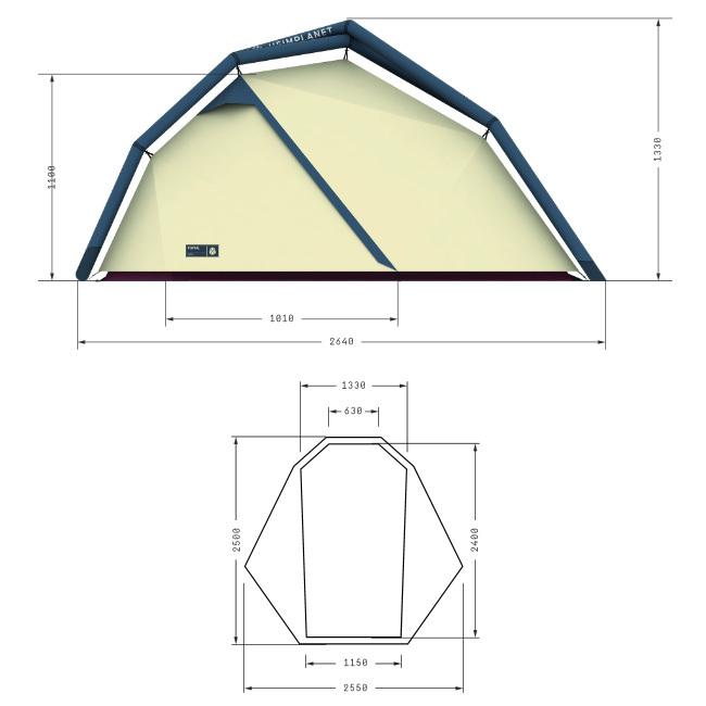 HEIMPLANET ヘイムプラネット FISTRAL フィストラル HP003001-01-F 【テント/アウトドア/キャンプ】｜snb-shop｜03