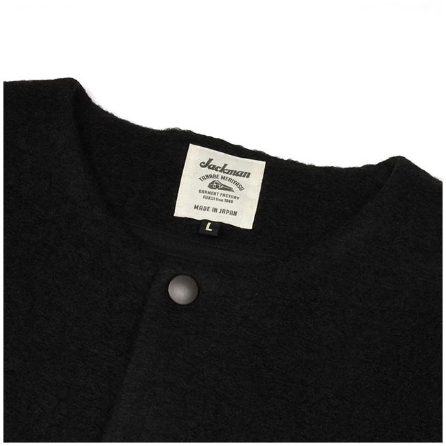 ジャケット・アウター Collerless Twill Jacket 別注 STRETCHED HYBRID NO COLLAR JACKET(0 BLACK): White