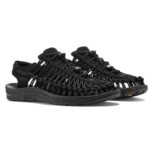 【極美品】KEEN キーン　UNEEK ユニーク　サンダル　ロゴ　黒　27cm KEEN キーン UNEEK ユニーク Black/Black 1014097 【サンダル
