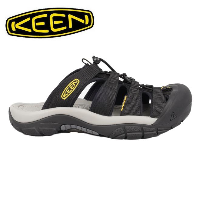 KEEN キーン NEWPORT SLIDE ニューポートスライド BLACK/KEEN YELLOW 1027302 【アウトドア/サンダル