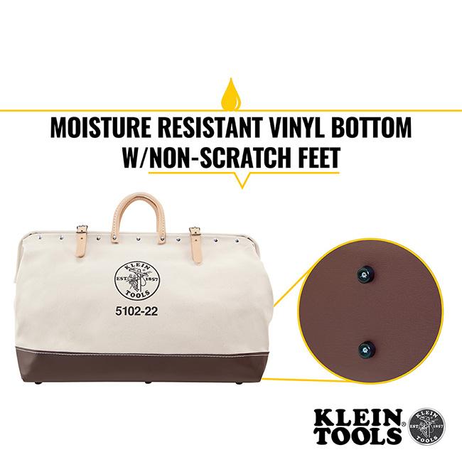 KLEIN TOOLS クラインツールズ Canvas Tool Bag 5102-22 Natural