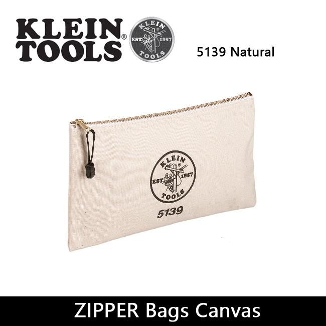 KLEIN TOOLS クラインツールズ ZIPPER Bags Canvas 5139 Natural 【カバン】ポーチ キャンバス【メール便・代引不可】｜snb-shop