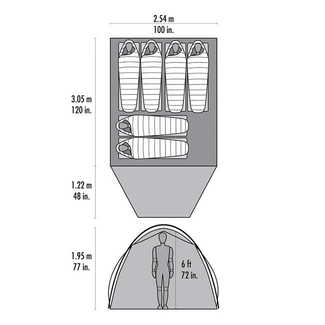 MSR エムエスアール ハビスケープ6 37079 【テント/6人用
