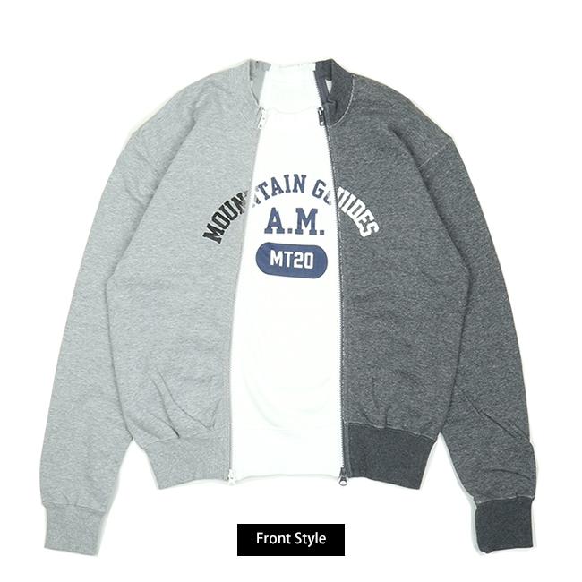 美品 マウンテンリサーチ 4zipスウェットMOUNTAIN RESEARCH Mountain Research マウンテンリサーチ 4 ZIP CREW ジップクルー