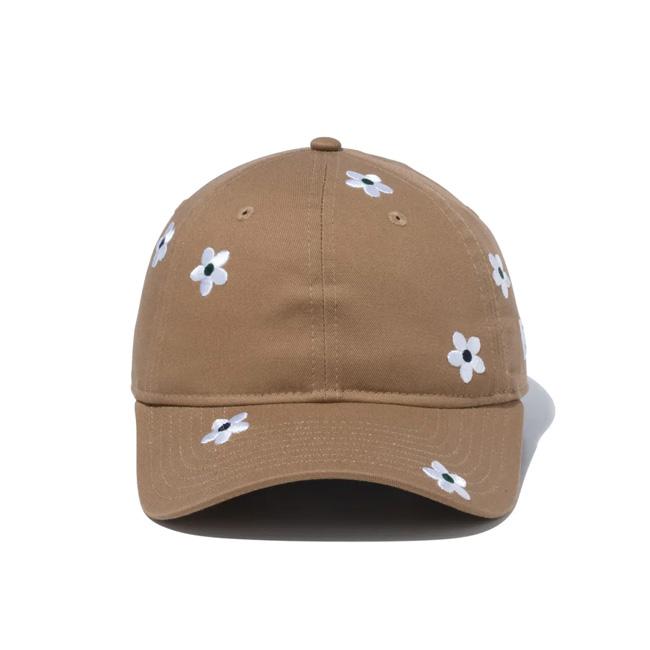 NEW ERA（ニューエラ） 9TWENTY Flower Embroidery カーキ 14109811