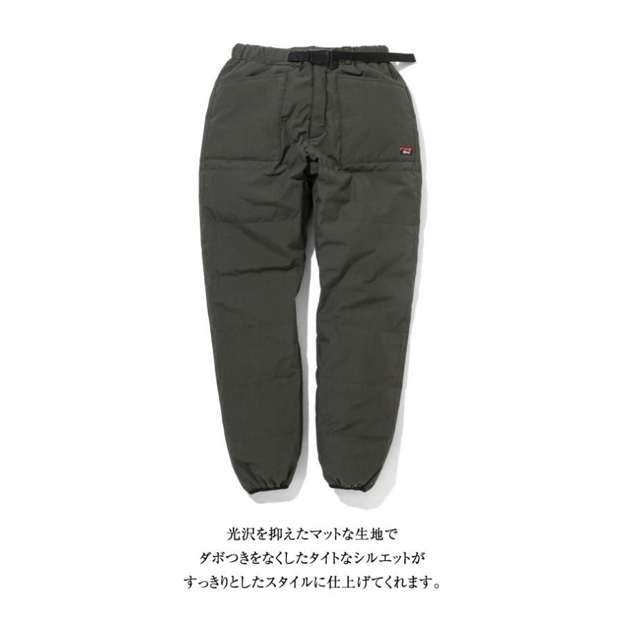 NANGA ナンガ 別注モデル  焚火 DOWN PANTS タキビダウンパンツ【ボトムス/アウトドア/メンズ/防寒/秋冬/タウンユース/羽毛/日本製/たきび/焚き火】｜snb-shop｜03