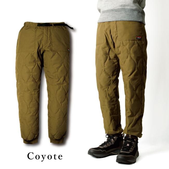 NANGA ナンガ 別注モデル 焚火 DOWN PANTS タキビダウンパンツ