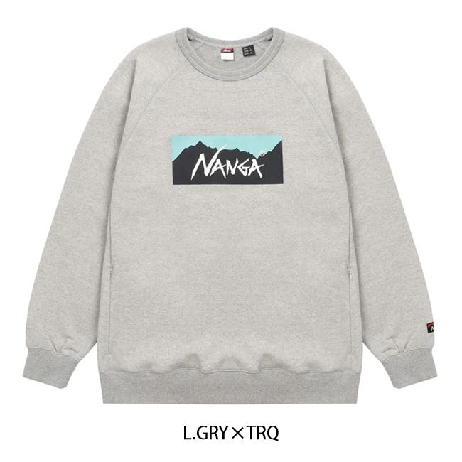 NANGA ナンガ ECO HYBRID BOX LOGO SWEATSHIRT エコハイブリッドボックスロゴスウェットシャツ 【長袖/トレーナー/トップス/タウンユース/アウトドア】｜snb-shop｜12