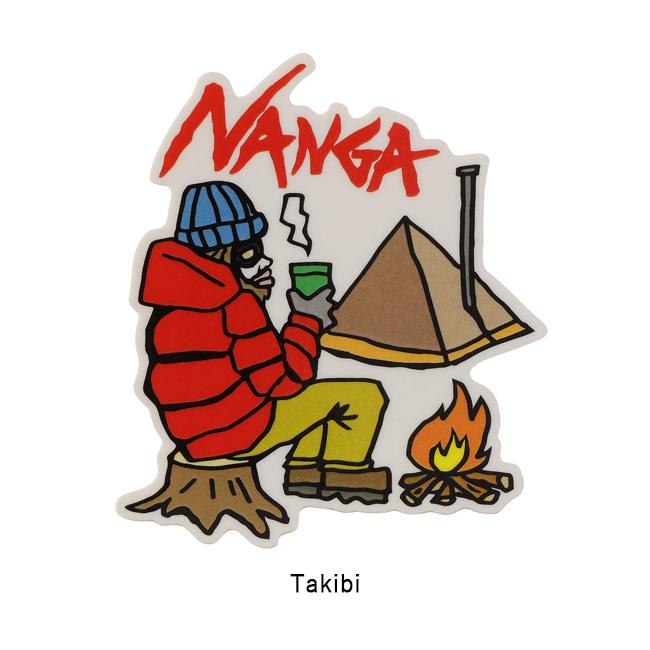 NANGA（ナンガ） NANGA×USHIODA HIROAKI STICKER ナンガ×ウシオダヒロアキステッカー 【コラボ/シール ...