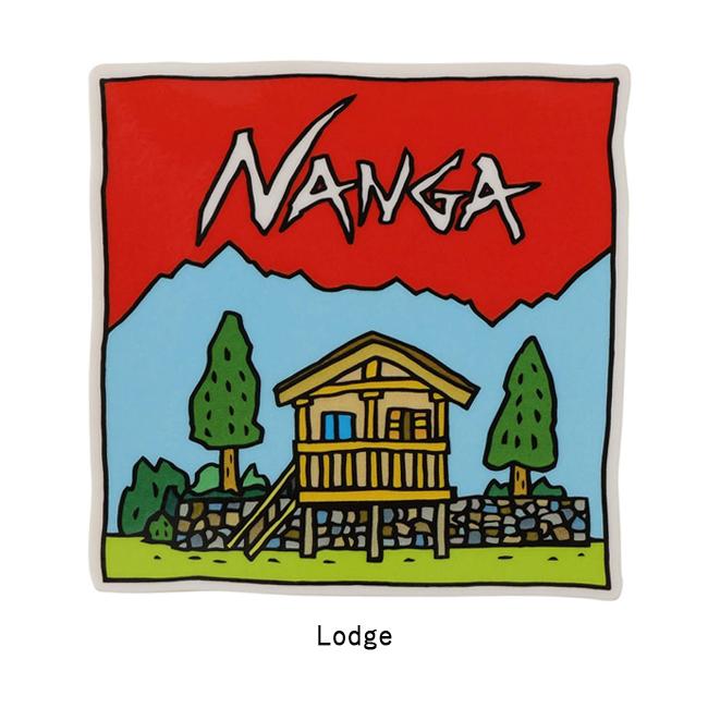 NANGA（ナンガ） NANGA×USHIODA HIROAKI STICKER ナンガ×ウシオダヒロアキステッカー 【コラボ/シール ...