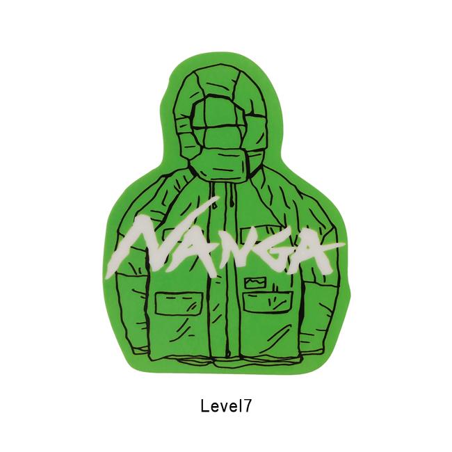 NANGA（ナンガ） NANGA×USHIODA HIROAKI STICKER ナンガ×ウシオダヒロアキステッカー 【コラボ/シール ...