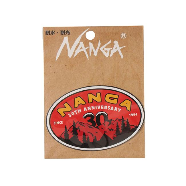 NANGA（ナンガ） NANGA 30TH ANNIVERSARY STICKER OVAL ナンガ30thアニバーサリーステッカーオーバル ...