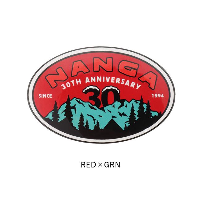 NANGA（ナンガ） NANGA 30TH ANNIVERSARY STICKER OVAL ナンガ30thアニバーサリーステッカーオーバル ...