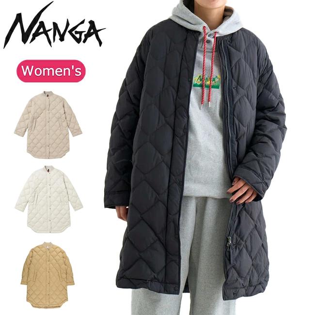 ナンガ　リブカラーキルティッド ダウンコート (ウィメンズ)M ブラック 楽天市場】NANGA [ナンガ] RIB COLLAR QUILTED DOWN COAT W [ND2442