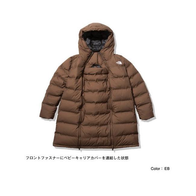 ザ・ノース・フェイス マタニティダウンコート　ストレートブラウン THE NORTH FACE マタニティ MATERNITY DOWN COAT / ザ・ノース