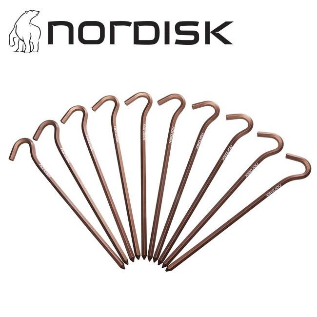 NORDISK ノルディスク Skewer Pegs (10 Pieces) Chocolate 148068 【日本正規品/ペグ/テントアクセサリー/キャンプ/アウトドア】【メール便・代引き不可】｜snb-shop