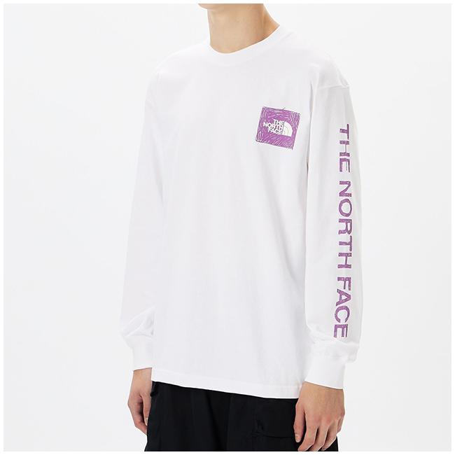 THE NORTH FACE ノースフェイス L/S Sleeve Graphic Tee ロングスリーブスリーブグラフィックティー NT32438【長袖/Tシャツ/日本正規品】【メール便・代引不可】｜snb-shop｜02