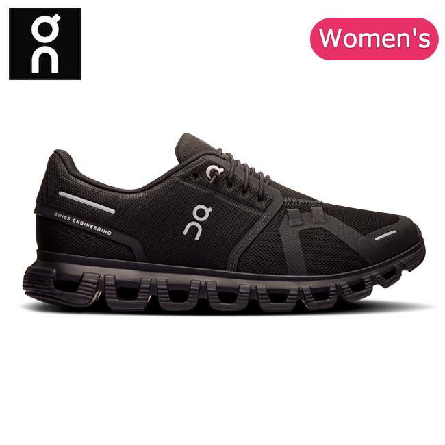 On オン Cloud 6 Black/Black 3WF10061043 オン On W Cloud 6 Black/Black [3WF10061043 SS25] （Black/Black