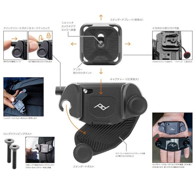 PeakDesign ピークデザイン キャプチャー ブラック CP-S-3 Amazon | PeakDesign ピークデザイン キャプチャー ブラック CP