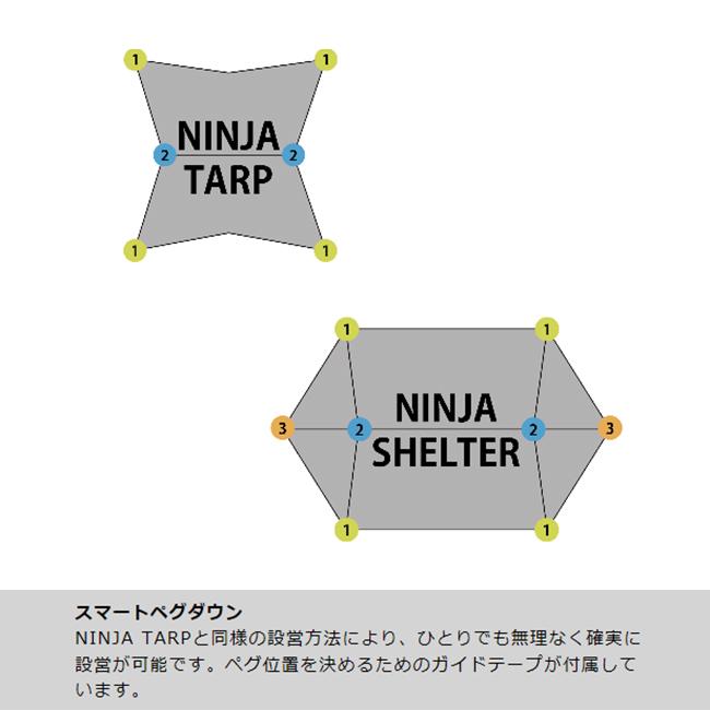 PaaGo WORKS パーゴワークス NINJA SHELTER ニンジャシェルター