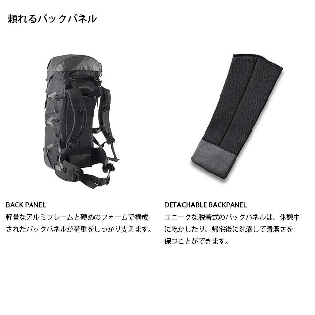 PaaGo WORKS パーゴワークス CARGO 55 カーゴ55 ブラック HP204BLK 【リュック/バックパック/登山/キャンプ/アウトドア】｜snb-shop｜06