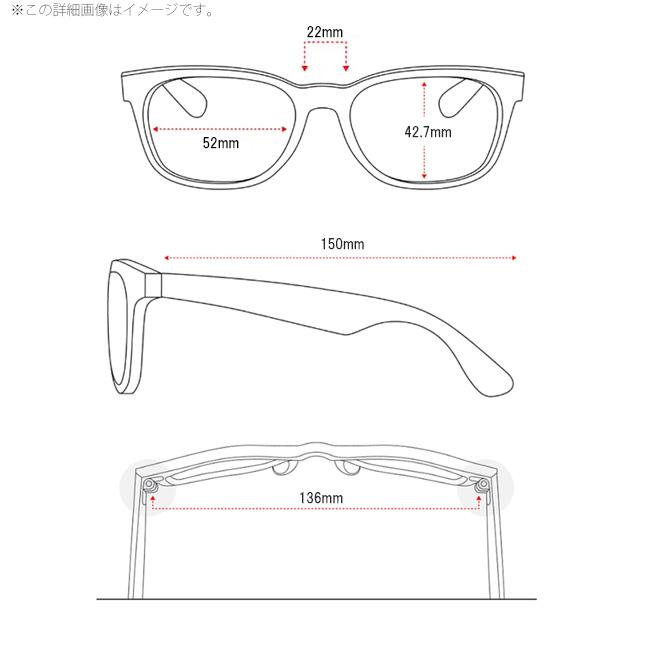 Ray-Ban レイバン ORIGINAL WAYFARER WASHED LENSES オリジナルウェイファーラーウォッシュドレンズ RB2140F 601sr5 52 日本正規品 サングラス ローブリッジ｜snb-shop｜09