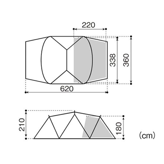 snow peak Snow Peak スノーピーク ランドネストシェルター TP-259
