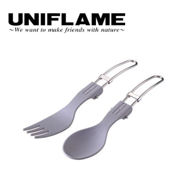 UNIFLAME ユニフレーム カトラリー カラカト グレー 668719 【UNI-TLWR】【メール便・代引不可】｜snb-shop