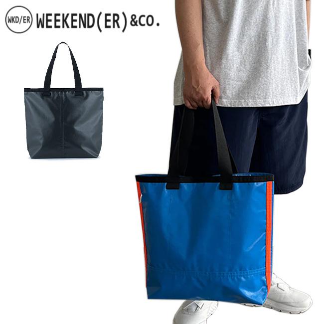 WEEKEND(ER) ウィークエンダー TARPAULIN FABRIC TOTE BAG