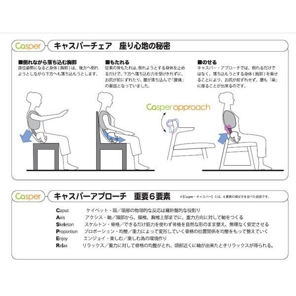 キャスパーチェア 100R 腰痛 木製 キャスパーアプローチ ベージュ