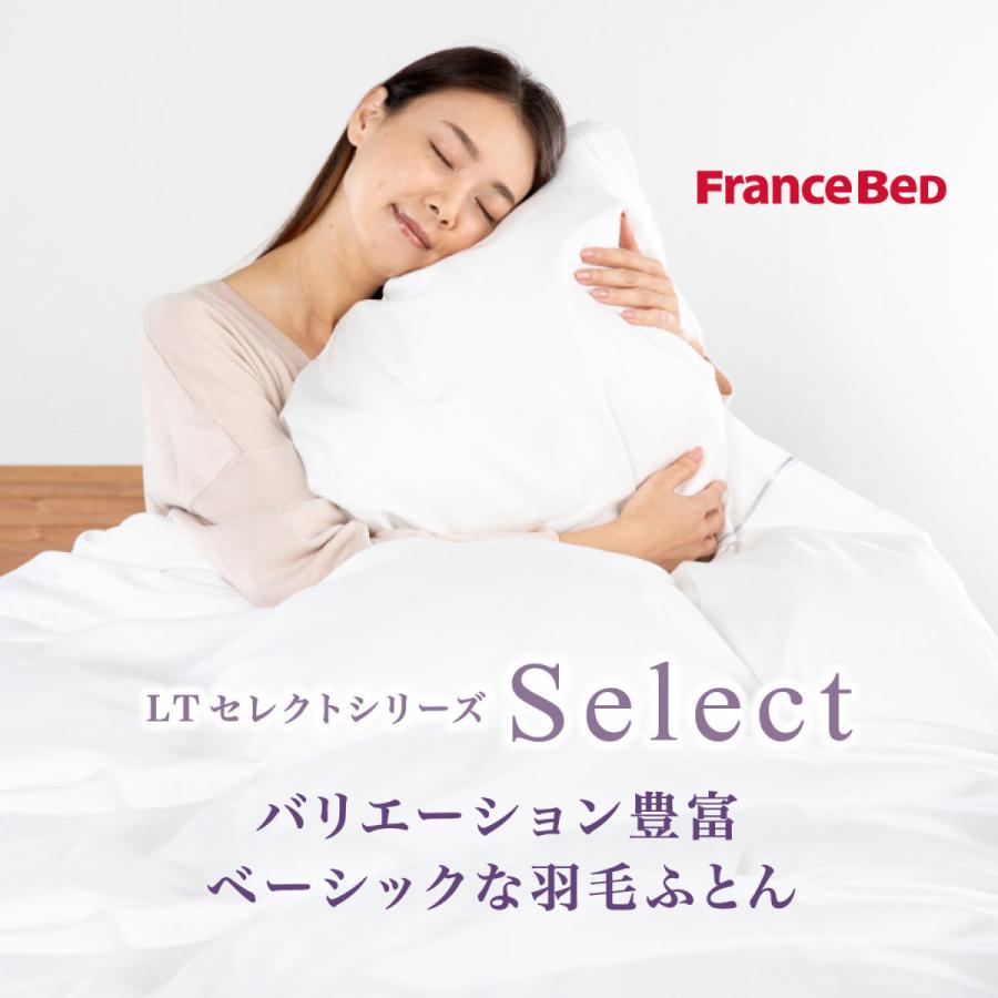 フランスベッド（FRANCEBED） 羽毛布団 合掛け D ダブル LT JO-04