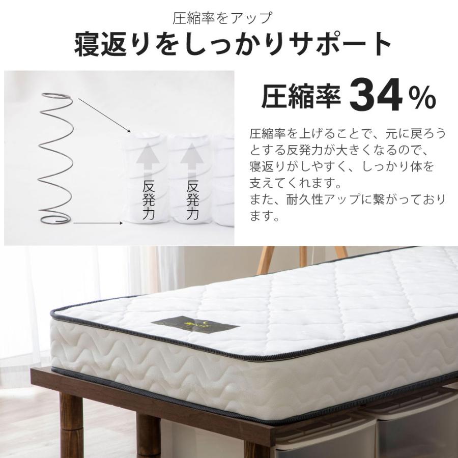 源ベッド 日本製 ポケットコイルマットレス スタンダード ダブル 源ベッド 日本製 ポケットコイルマットレス スタンダード ダブル