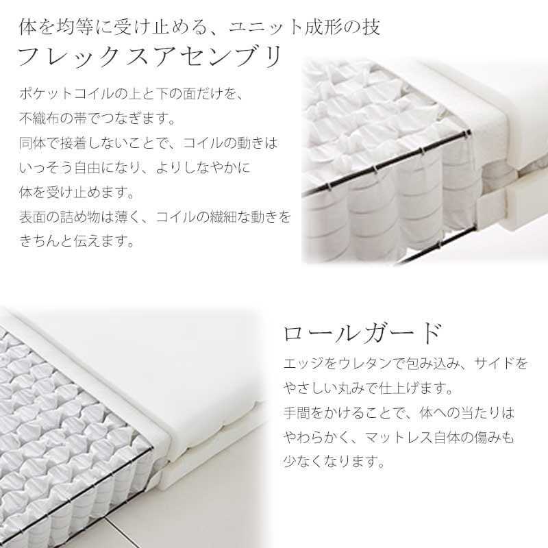 日本ベッド シルキーポケット マットレス Q CQ クイーン ウール入り