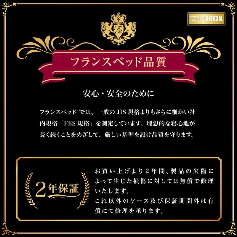 ベッド シングル S フランスベッド 【正規品】 コンパクトワン ST-EC ホワイト ブラック スチール 1梱包 組立 送料無料 | フランスベッド | 09