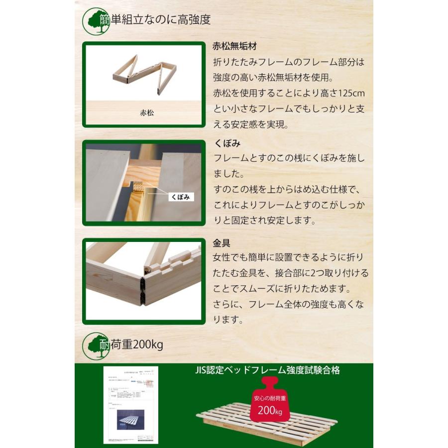 ベッド・マットレスセット すのこベッド シングル 匠大塚 takumi basic