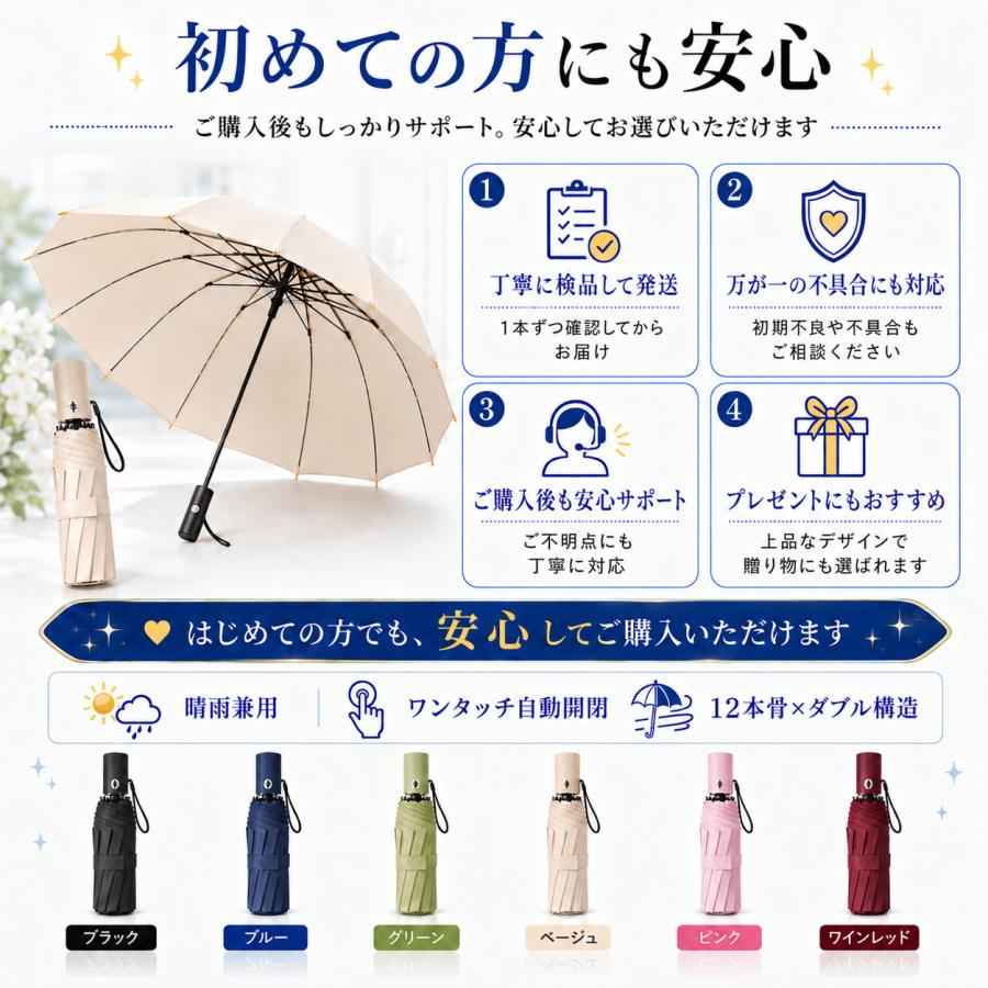 LUFASCA 折りたたみ傘 自動開閉 軽量 大きい 折り畳み傘 メンズ 晴d 折りたたみ傘 軽量 大きい 晴雨兼用 自動開閉 風に強い 折り畳み傘