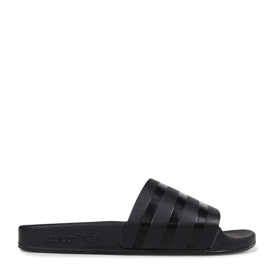 adidas originals adilette sliders in black cq3094