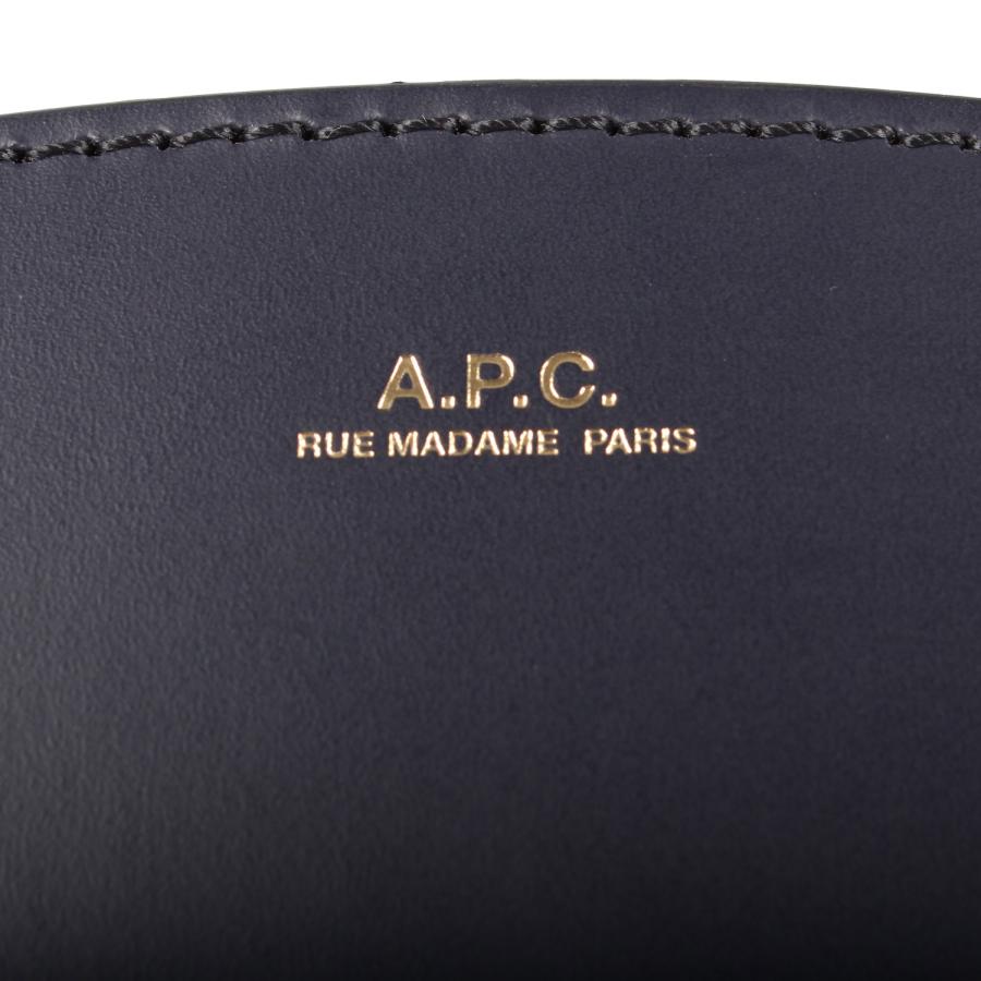 A.P.C. アーペーセー ショルダーバッグ ミニ レディース 斜め掛け ハーフムーン SAC DEMI LUNE MINI SHOULDER ダーク ネイビー PXAWV-F61392｜sneak｜09