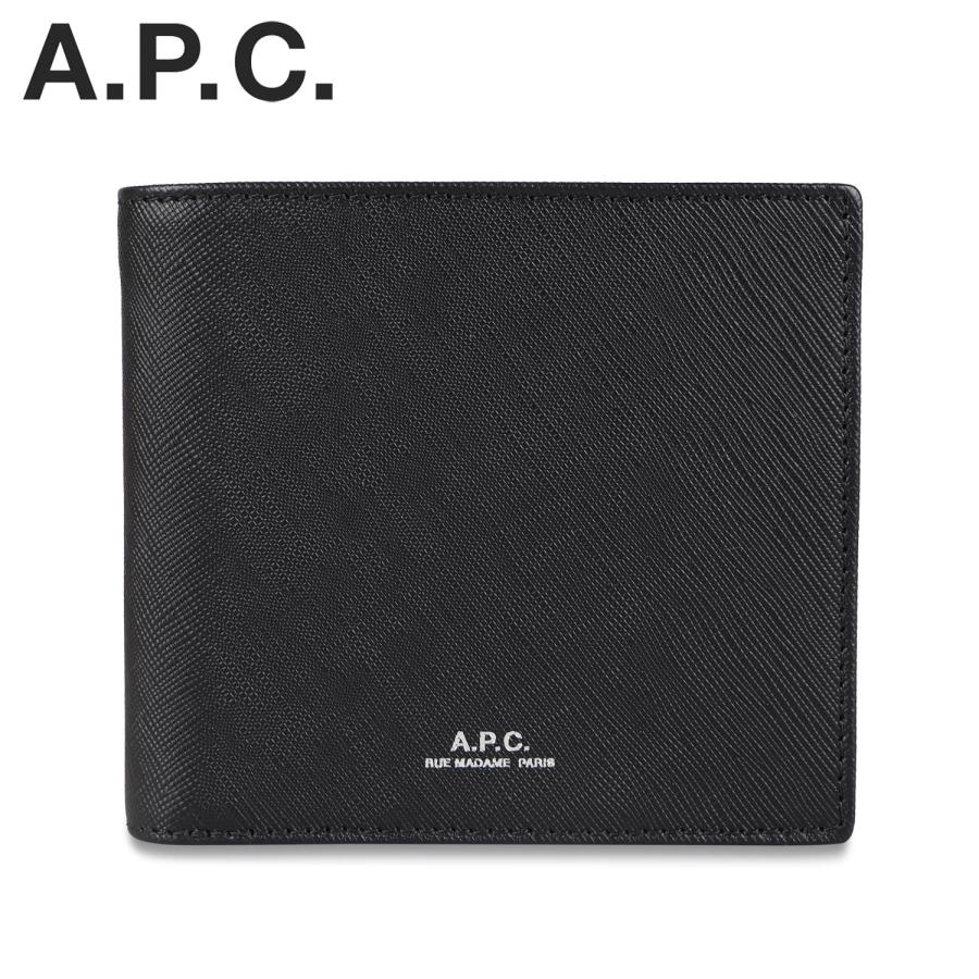 A.P.C. アーペーセー 財布 二つ折り メンズ NEW PORTEFEUILLE LONDON ブラック 黒 PXBJQ-H63340  :apc-pxbjq-h63340:スニークオンラインショップ - 通販 - Yahoo!ショッピング