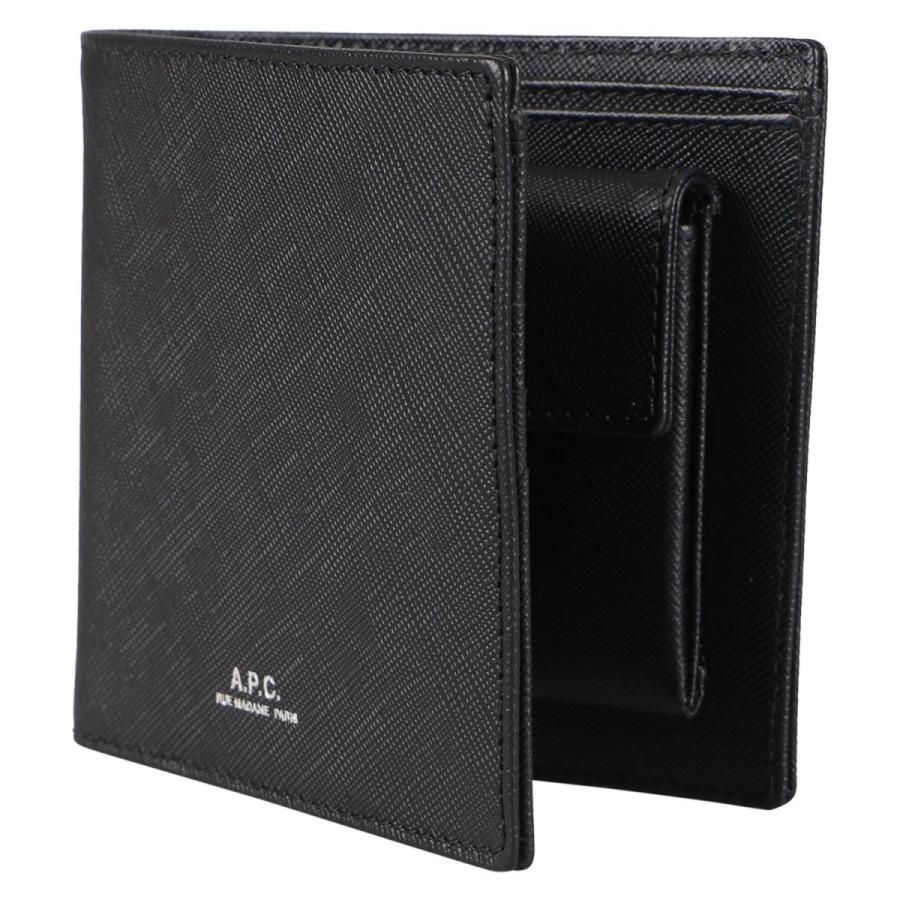 A P C アーペーセー 財布 二つ折り メンズ New Portefeuille London ブラック 黒 Pxbjq H Apc Pxbjq H スニークオンラインショップ 通販 Yahoo ショッピング