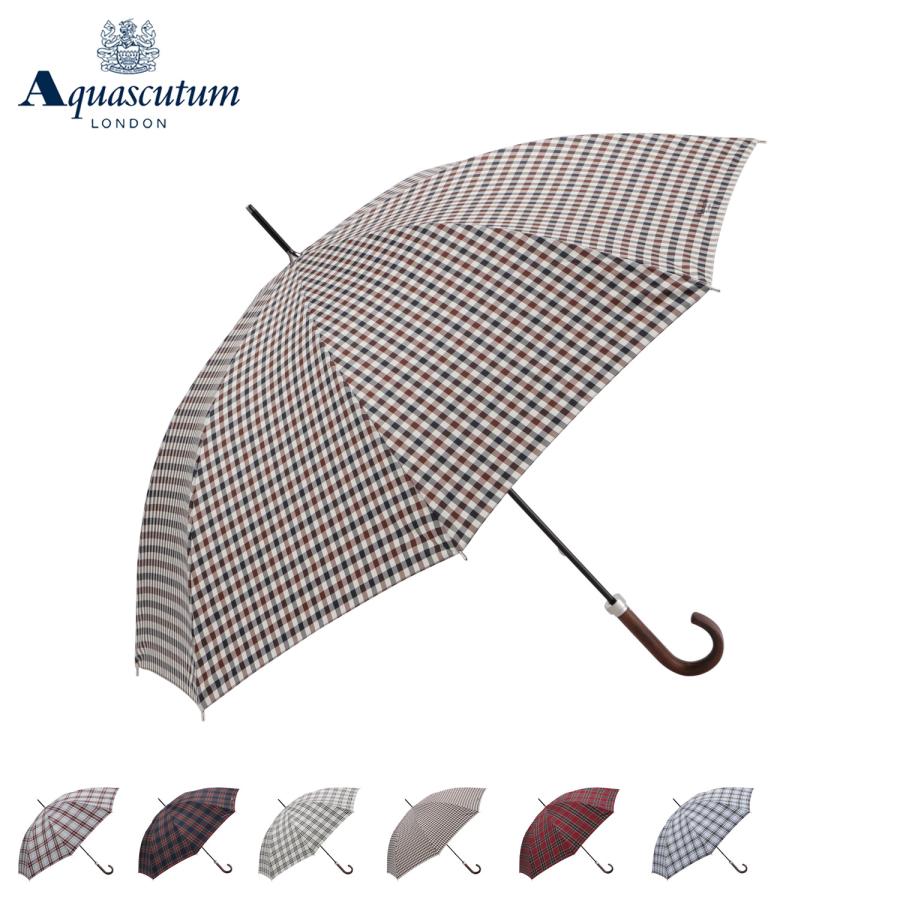 Aquascutum（アクアスキュータム） 雨傘 長傘 先染めチェック