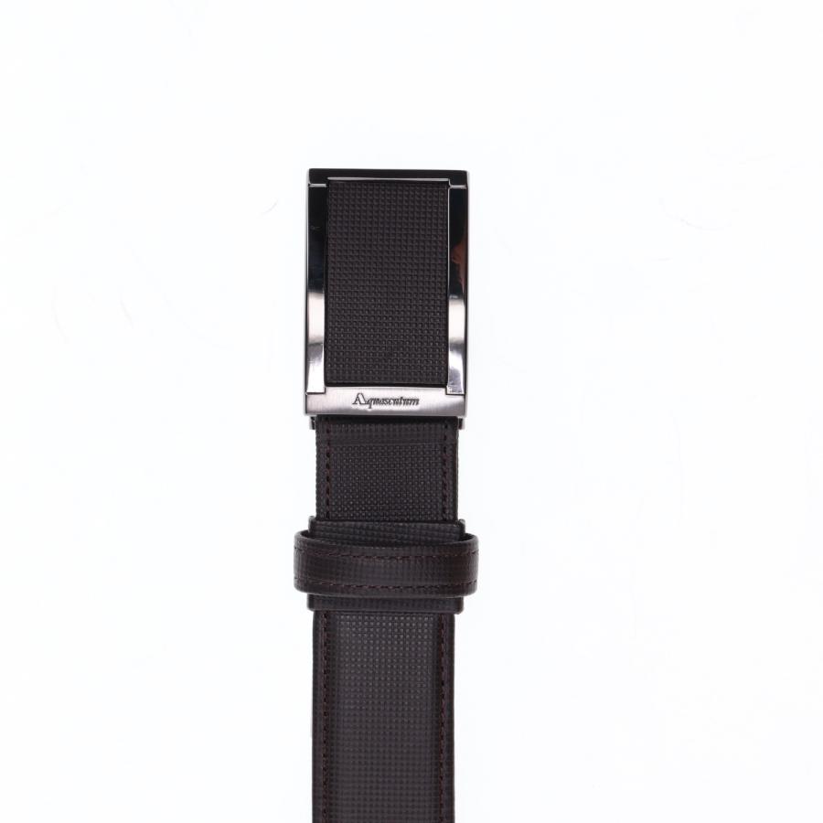 アクアスキュータム AQUASCUTUM ベルト レザーベルト メンズ 本革 日本製 LEATHER BELT ブラック ダーク ブラウン 黒 AQ-410022｜sneak｜05