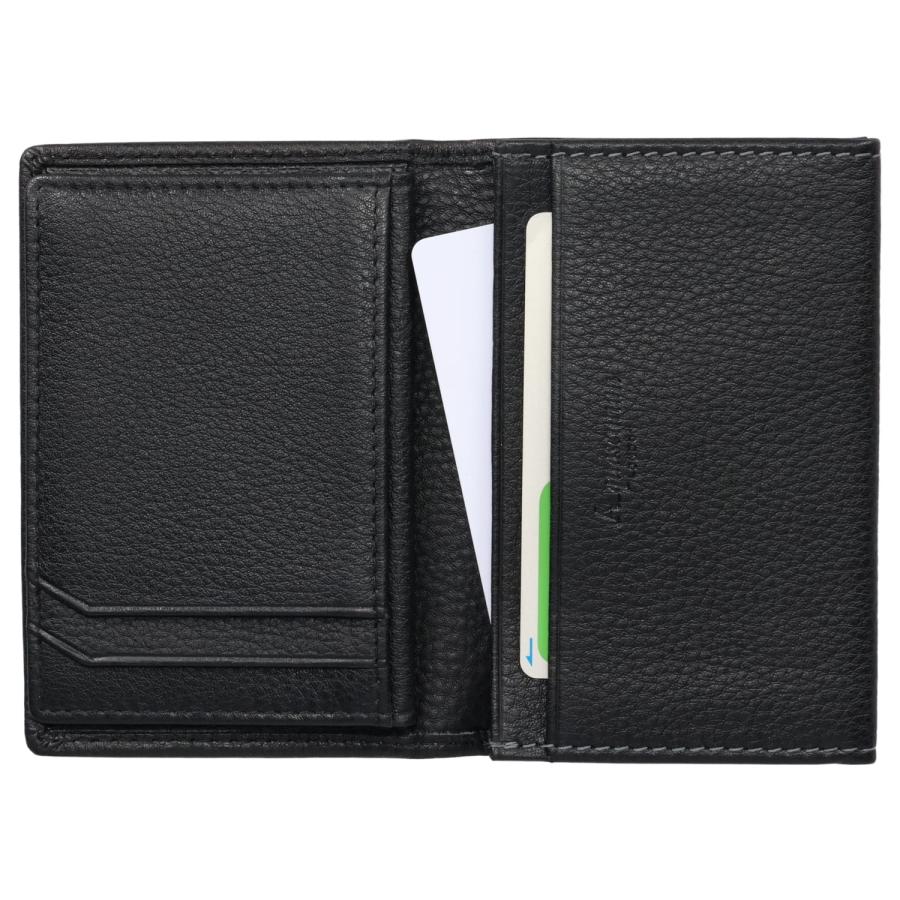 カードケース　定期入れ　名刺入れ　アクア Aquascutum（アクアスキュータム） 名刺入れ メンズ 本革 オールダム