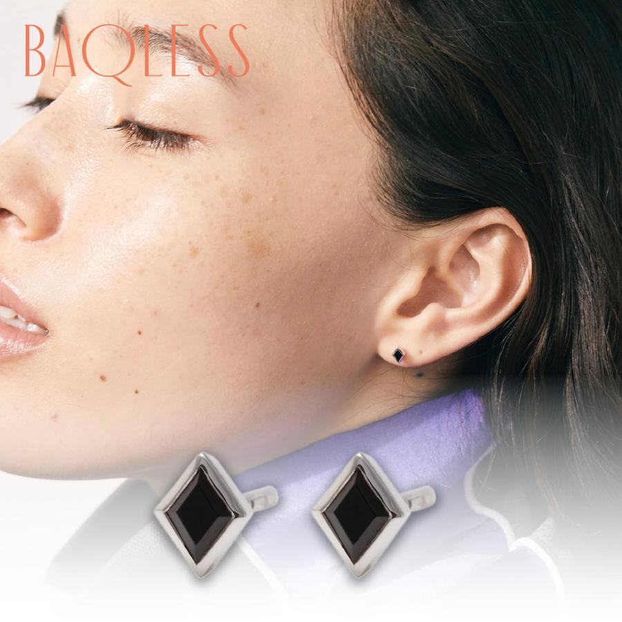 BAQLESS（バックレス） ピアス レディース 金属アレルギー対応 つけっ